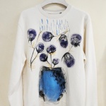 BLUE RAIN COTTON HOODIE