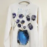 BLUE RAIN COTTON HOODIE